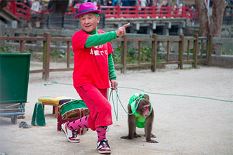 一人大道芸ショー